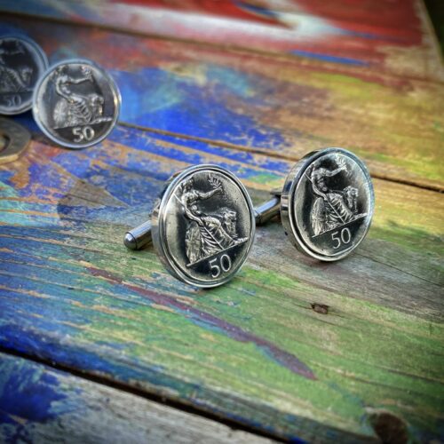 50th birthday cufflinks ethical and original special jewellery custom made