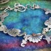 mermaid bracelet handmade and recycled silver