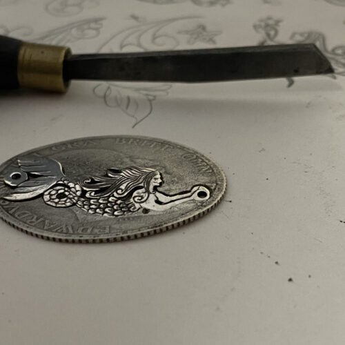 mermaid bracelet handmade and recycled silver