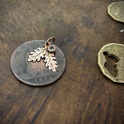 hand crafted and ethical nature lover jewellery made from coins