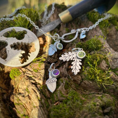 hand crafted and ethical nature lover jewellery made from coins