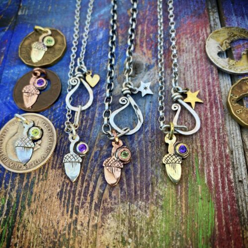 hand crafted and ethical nature lover jewellery made from coins
