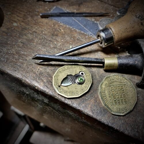and crafted and ethical nature lover jewellery made from coins