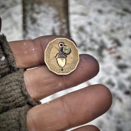and crafted and ethical nature lover jewellery made from coins