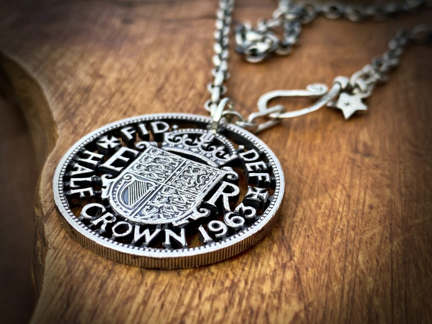 1963 coin necklace celebrating 60th birthday