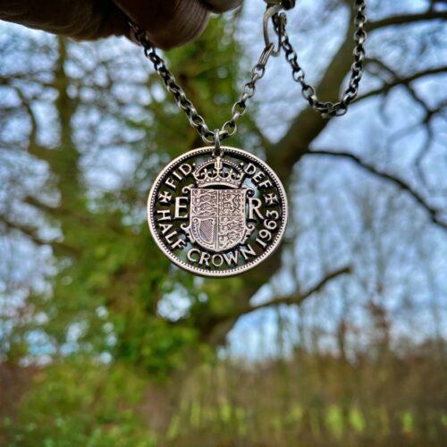 1963 coin necklace celebrating 60th birthday