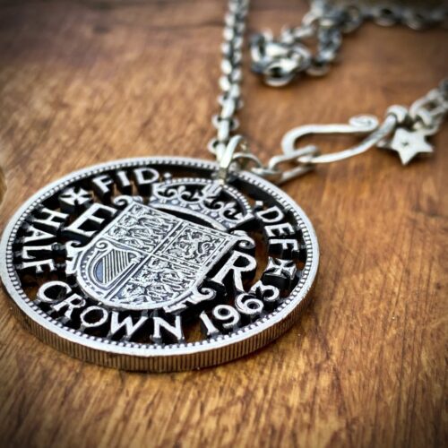 1965 coin necklace celebrating 60th birthday