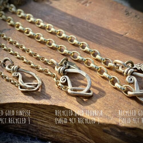 Unique and original Handcrafted and recycled gold investment grade jewellery bullion art collectible jewellery