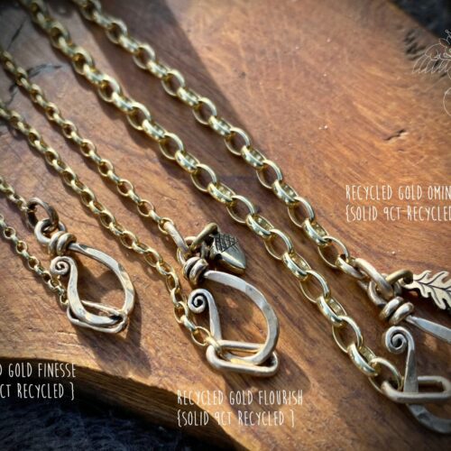 Unique and original Handcrafted and recycled gold investment grade jewellery bullion art collectible jewellery