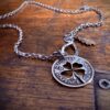 80th birthday Lucky sixpence coin jewellery 1946 Handcrafted and recycled lucky sixpence coin necklace pendant