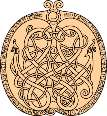 ancient viking rune symbol jewellery handmade in England using traditional tools and techniques