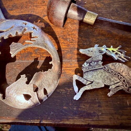 White hart tradition symbolic traditional jewellery made in Cambridge, England