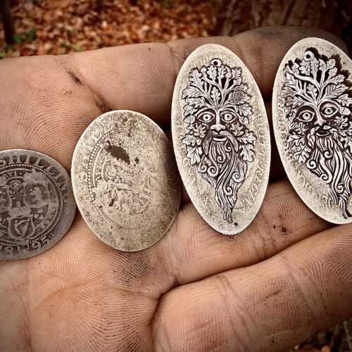 Green man jewellery. The greenman of the woods