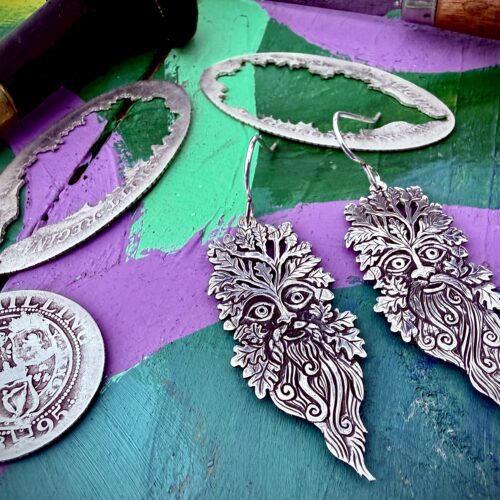 Green man jewellery. The greenman of the woods