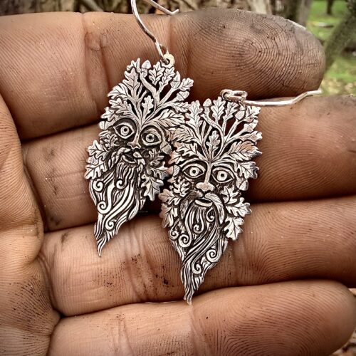 Green man jewellery. The greenman of the woods